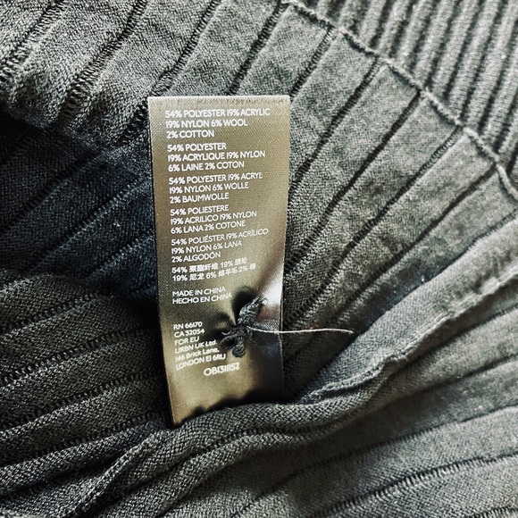 Anthropologie Maeve Ruth Black Knit Drop Waist Dress - Picture 8 of 8